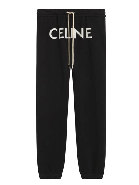 celine logo belt pants|Celine track pants.